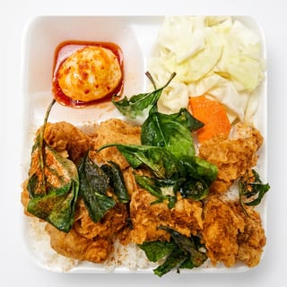 Crispy Chicken Steak with Rice